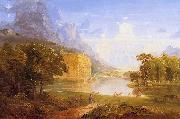 Thomas Cole The Cross and the World oil painting on canvas